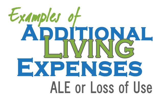 Examples of Additional Living Expenses - Community Assisting Recovery